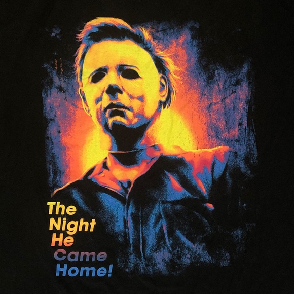 Black Halloween Graphic T-Shirt - Picture 2 of 6